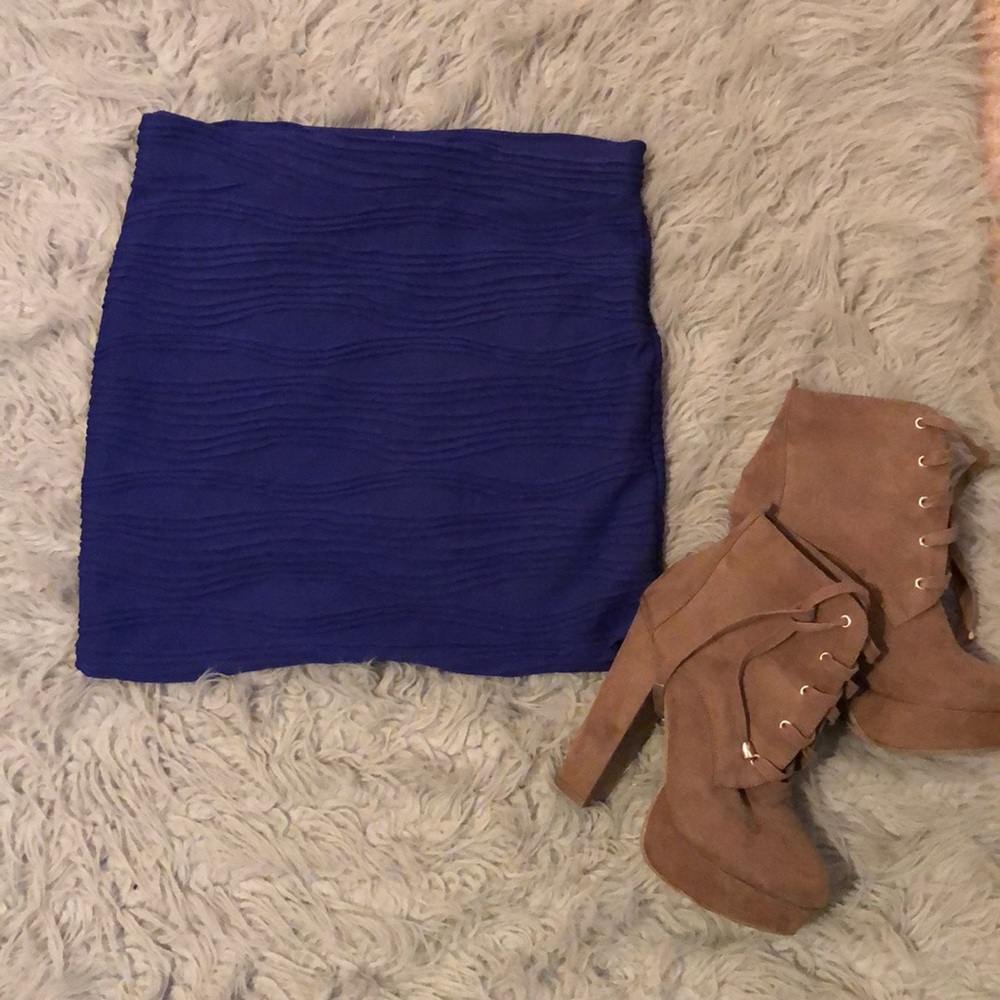 Purple Mini Skirt